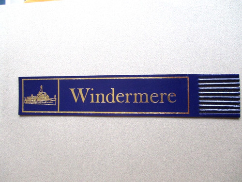 Leather bookmark windermere - leather,