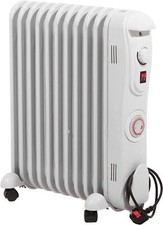 Prem-I-Air 2.5 kW 11 Fin Oil Filled Radiator - 24 Hour Timer Power heat (kW) 2.5