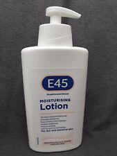 E45 Dermatological moisturising lotion  Eczema pump bottle 500ml 60% full