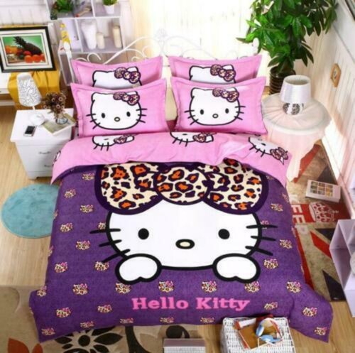 Purple hello kitty doona - hello,
