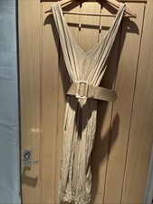 Next Gold Sparkle Dress Size