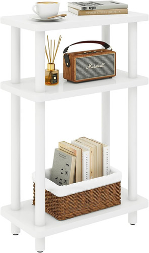 Narrow side table tier - table,, 3-tier
