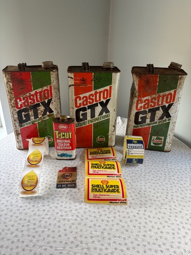 Vintage automobilia job lot - vintage,