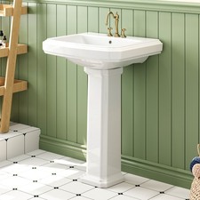 White Morden 23'' Pedestal
