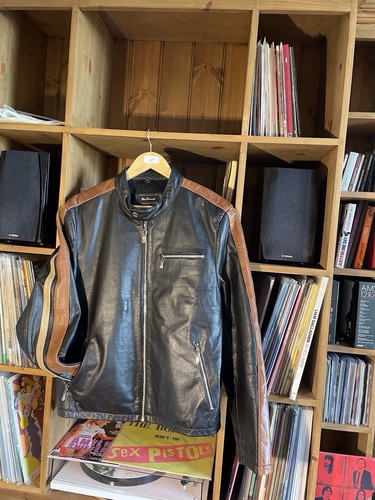 Men real leather jacket - men’s,