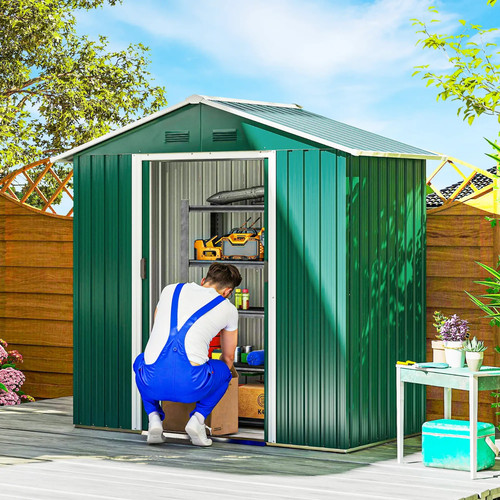5x3 5ft garden shed outdoor - 6.5x3.5ft,