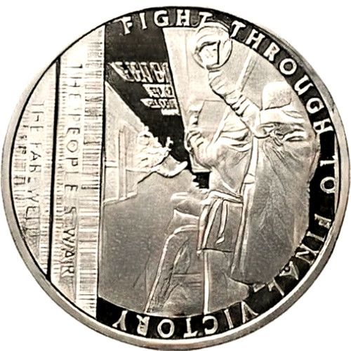 Gibraltar half crown coin - coin, of
