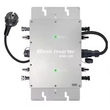 1200W Solar PV Grid Tie Micro Inverter DC 22V-60V to AC 230V CraigSolar