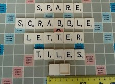 Spares scrabble black font - *spares*,
