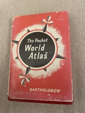 1958 The Pocket World Atlas By
