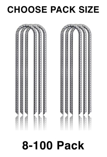 100 rebar stakes shaped - 4-100, u-shaped