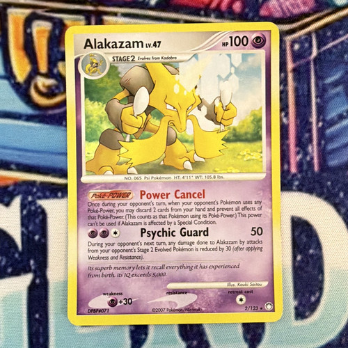 Pokémon tcg alakazam 123 dp - alakazam,