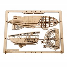 Zeppelin 2.5d wooden model