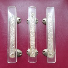 3 Vintage Wilbec Cupboard Door Drawer Handles, Retro Mid-Century Kitchen 50s 60s