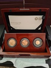 2018 the Sovereign Gold Proof Three-Coin Set - Royal Mint