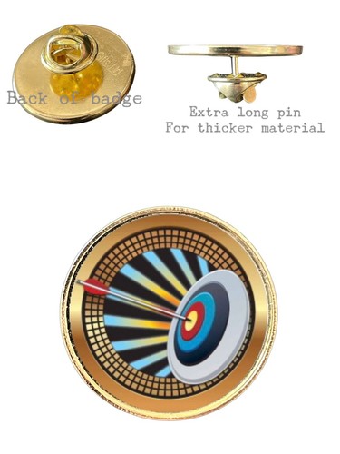 Archery 26mm metal lapel - 26mm,