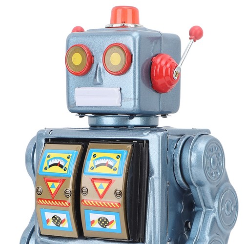 Metal tin robot toy retro - tin,