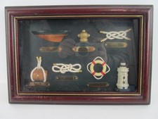 Vintage Nautical Shadow Box