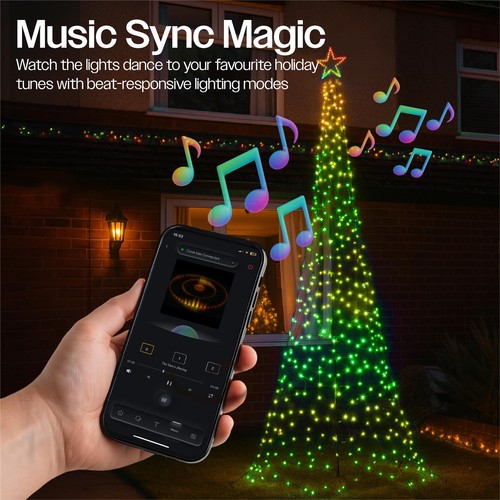 Outdoor rgb led cone - 3.2m,
