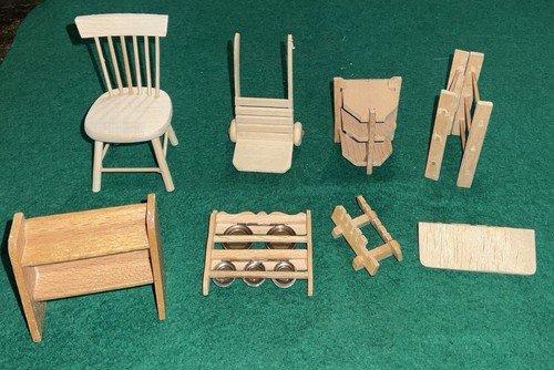 Dolls house furniture - dolls,
