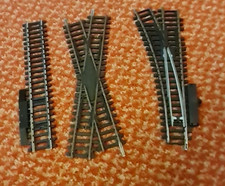 Hornby R618 Insulating Track Diamond Crossing & R612 Left hand point