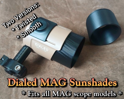 Dialed mag scope sunshades - mag,