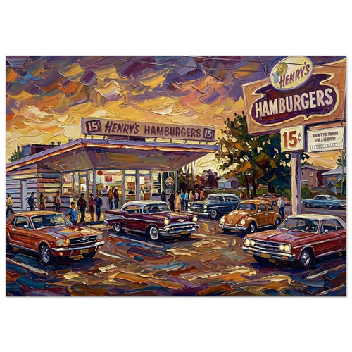 Henry hamburgers 1960 - hamburgers,