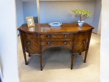G T Rackstraw sideboard bow front mahogany vintage - beautiful condition