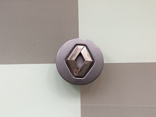 1x GENUINE RENAULT 57mm GREY ALLOY WHEEL CENTRE CAP