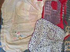 3 vintage 1950s aprons