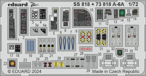 Eduard ss818 a 6a - 1:72, a-6a