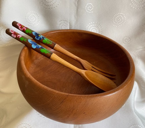 Vintage large teak - -,