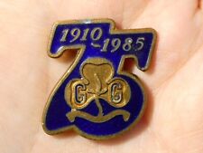 1910 - 1985 Vintage GG Girl Guides Enamel Badge 75th Anniversary #V29