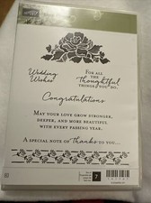 Stampin Up Clear mount Rubber