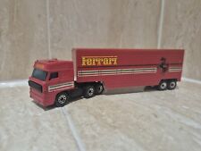 Matchbox, 1987, DAF 3300 Space Cab Ferrari Semi Truck, Box Trailer