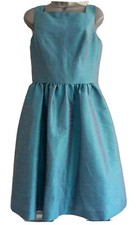 ALFRED SUNG "D518" Women's Green Sleeveless Bridesmaid Fit & Flare Dress. UK 10.