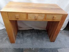 Dakota Light Mango 3 Drawer Console Table