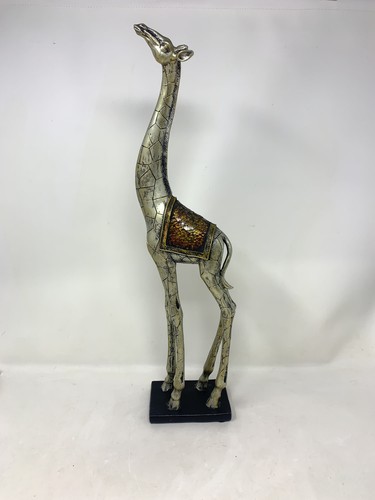 Giraffe figurine silver - giraffe, gold