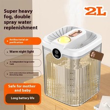 2000ML Quiet Large Cool Mist Air Humidifier for Bedroom Home Office Air Purifier