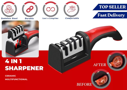 Stages knife sharpening - knife,