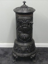 Victorian Cast Iron Ornate Stove