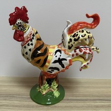 Westland Poultry In Motion Chicken Rooster Figurine 'Zanzibari Chicken’  Neuhaus