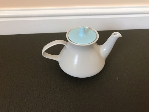 Poole pottery teapot grey - teapot,