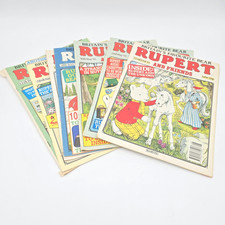 7x Rupert (the Bear) and