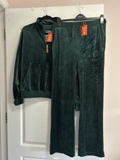 superdry womens velor tracksuit Size 10 Brand New With Tags