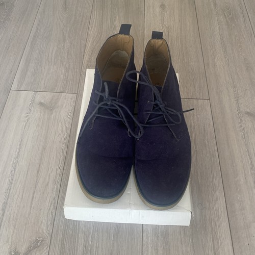 Mens fluid blue suede desert - mens,
