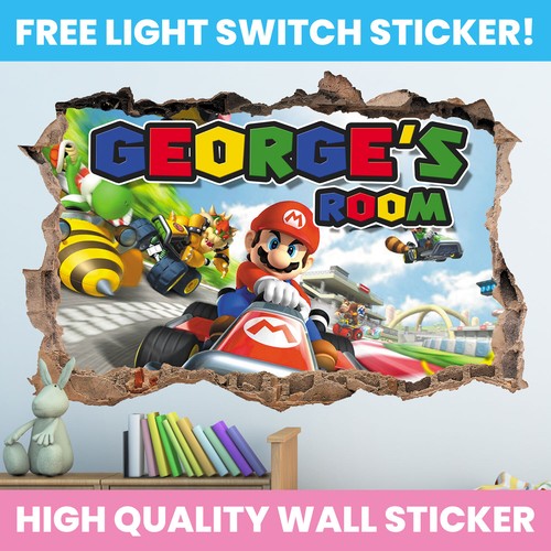 Super mario kart - mario, hole