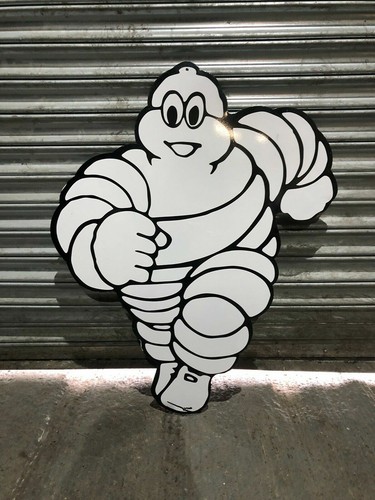 Michelin man large metal - michelin,