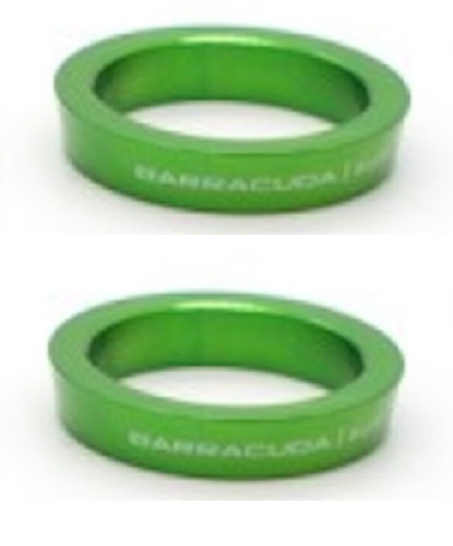 Green inserts for footrest - green,
