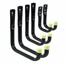 Heavy Duty Storage Hooks Wall Mounted Ladder Garage Bikes Tools Garden Shed 